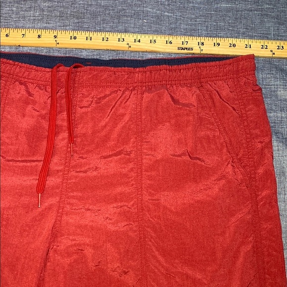 Speedo Red Swim Trunks Men’s Large Mesh Lined Board Shorts Quick Dry Beachwear - Picture 6 of 8